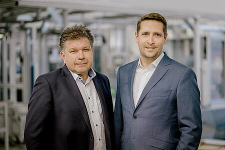 HAHN Automation Group: Frank Konrad und Philipp Unterhalt