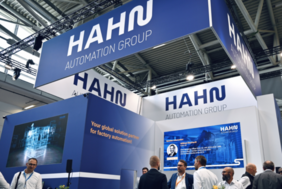 Informationsstand der HAHN Automation Group